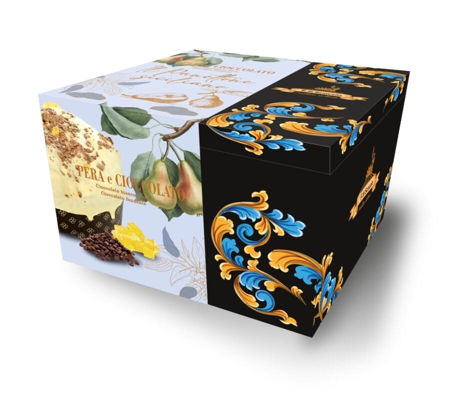 panettone artigianale pera e cioccolato